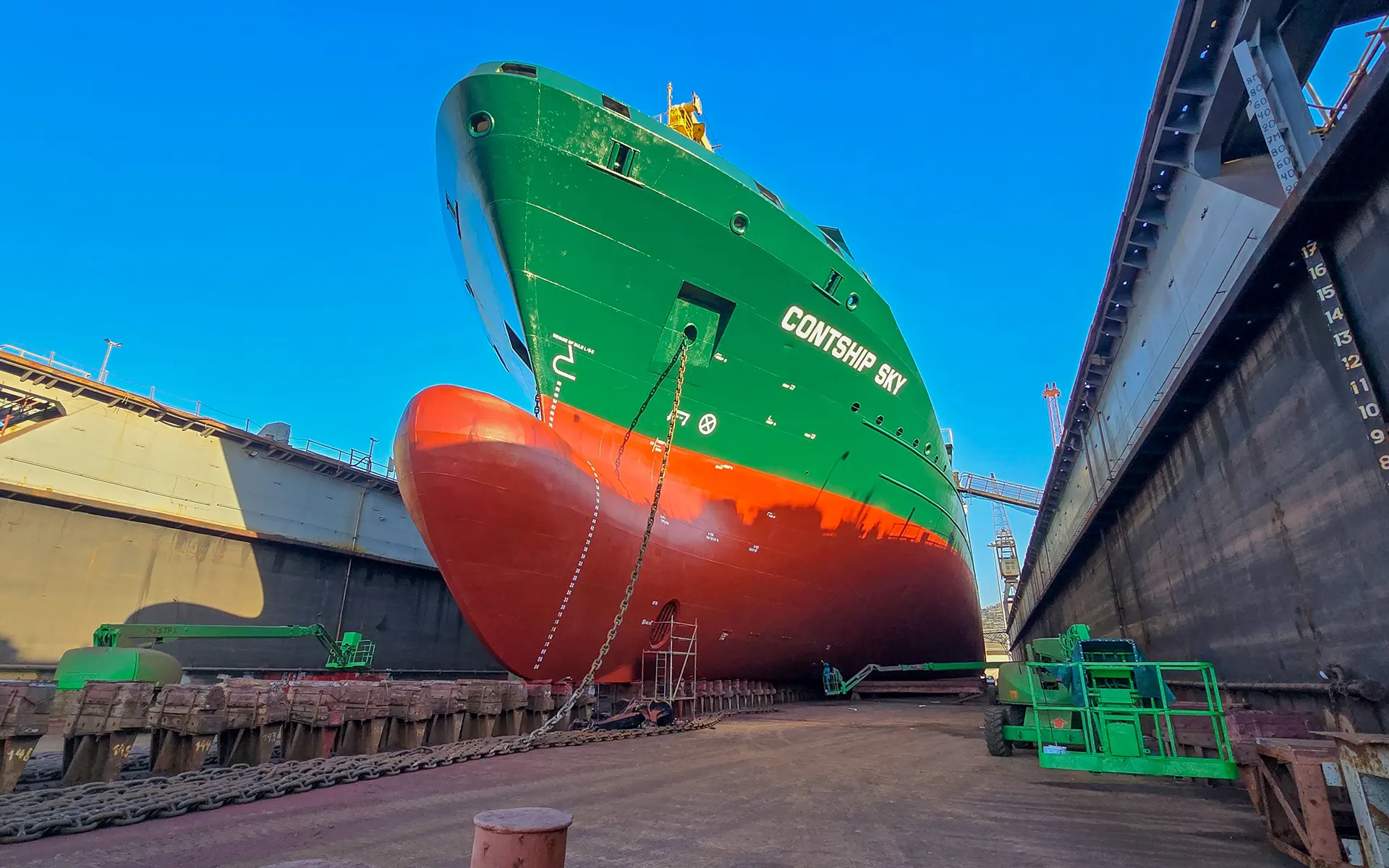 Painting of the ship Contship Sky 6