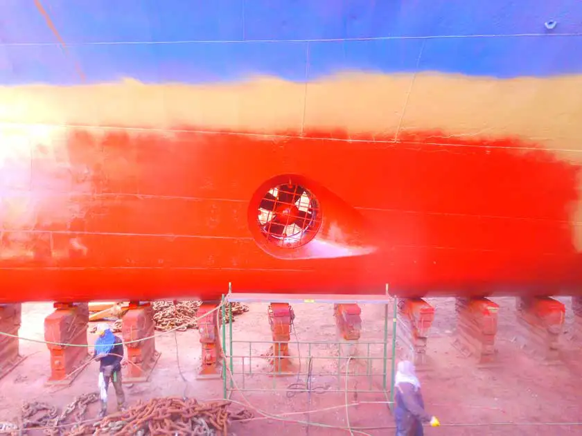 Συντήρηση και χρωματισμός πλοίου Ionis ventouris anastasios 8