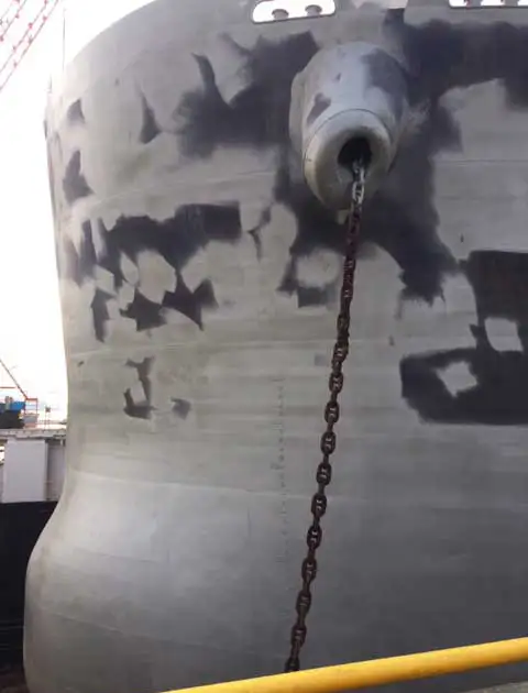 Συντήρηση και χρωματισμός στο πλοίο captain andreadis ventouris anastasios 1