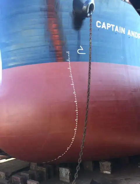 Συντήρηση και χρωματισμός στο πλοίο captain andreadis ventouris anastasios 6