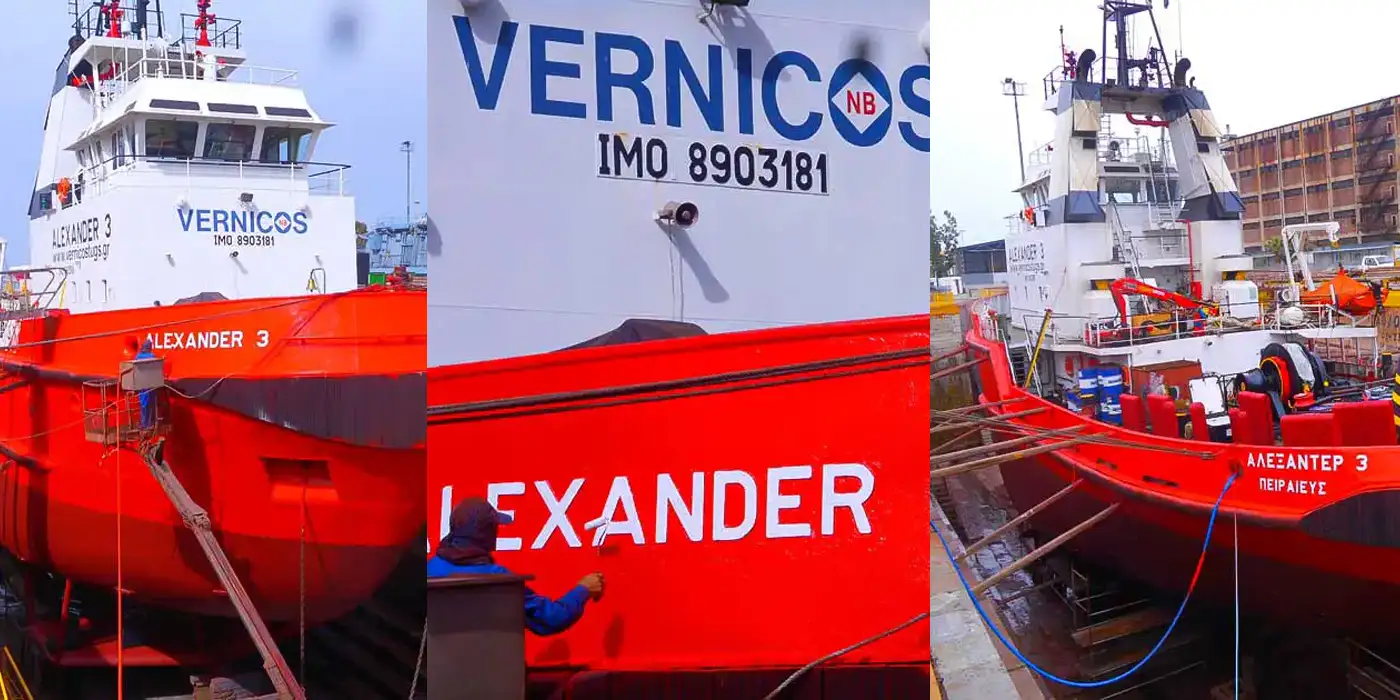 Χρωματισμός πλοίου Alexander Ventouris Anastasios 0