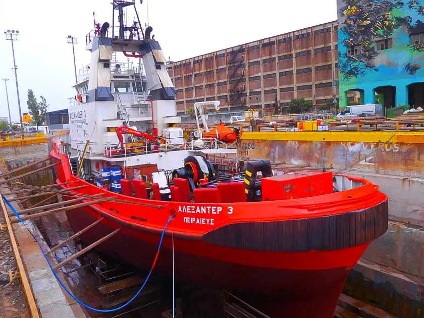 Χρωματισμός πλοίου Alexander Ventouris Anastasios 3